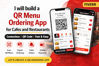 build a qr menu ordering app for cafes and restaurants