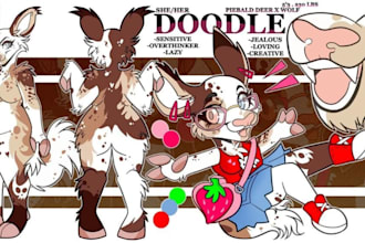 do furry ref sheet fursona reference sheet anthro nsfw furry art furry ref sheet