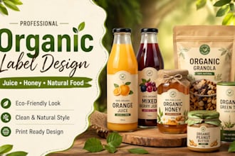 design organic food and beverage packaging that builds trust