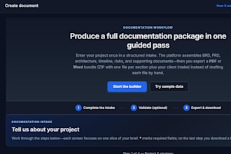 build an ai document automation and report generation tool