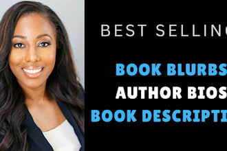 write a compelling and standout book blurb and book description