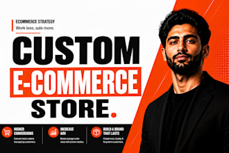 build a custom ecommerce website with order management