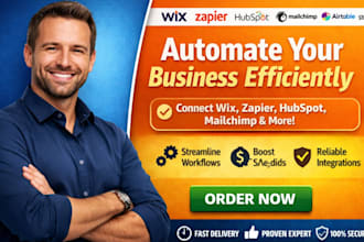 ads wix jotform airtable mailchimp hubspot twilio stripe ai zapier integration