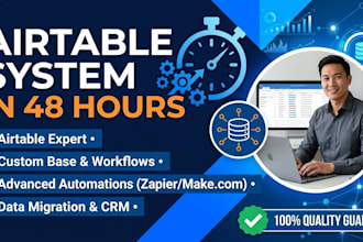 build your airtable system, database, and airtable automation in 48 hours