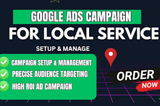 manage, and optimize google ads PPC campaigns for local business lead gen