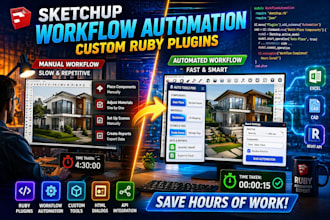 automate your sketchup workflow using custom ruby plugins