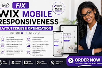 fix wix mobile responsiveness layout issues editor x studio optimization