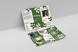 create a print ready brochure file