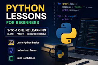 teach you python as a complete beginner