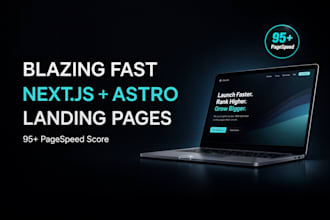 build a blazing fast astro js or next js website using tailwind tina jekyll
