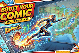 market your comic book to USA readers