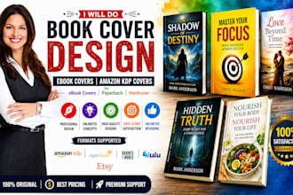 do book cover design ebook promo design 3d boxest kdp kindle wallpaper design