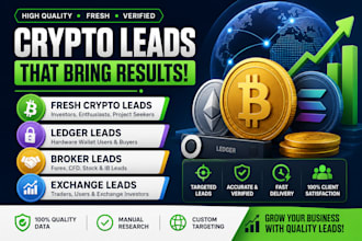 give hot crypto leads ledger lead broker lead exchange leads
