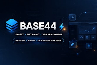 base44 expert base44 bug fixing base44 app deployment base44 app web app base44