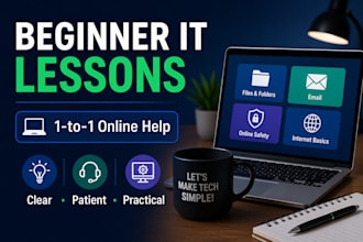 provide beginner friendly IT and computer lessons