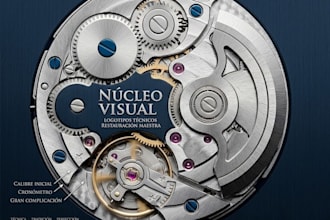 design a luxury logo for watchmaking and precision optics