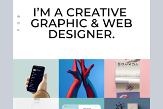 a modern minimal website for your brand or business