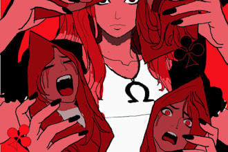 to make the fanart editorial ilustration