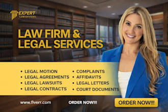 draft lawsuits, legal motions, pleadings and court documents