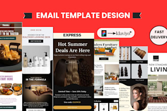 design klaviyo email newsletter template design figma to klaviyo email template