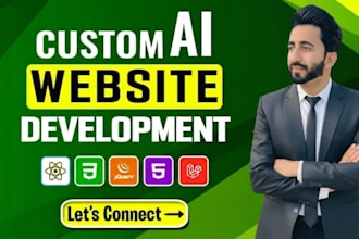 design, develop, and debug custom websites as a full stack website developer