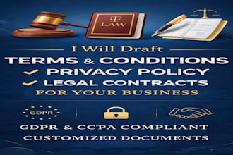 write terms and conditions privacy policy, and legal contracts for your business