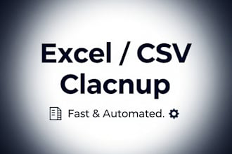 nettoyer et automatiser vos fichiers excel, CSV