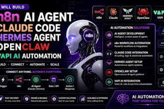 build n8n ai agent claude code hermes agent openclaw vapi ai automation