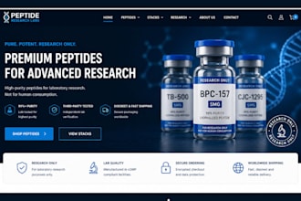 build peptide website fda complaint peptide website woocommerce peptide website