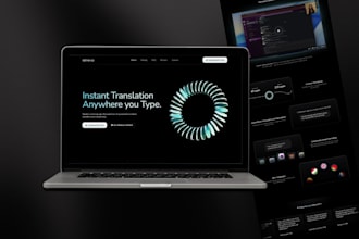 design and develop a modern custom saas or tech website