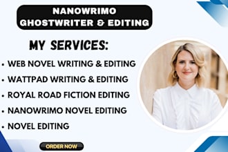 write, edit your web novel wattpad royal road nanowrimo novel