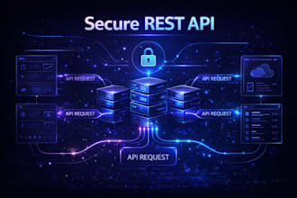 build secure rest API with laravel or django