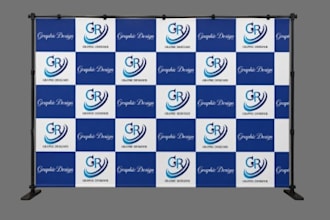 design professional step and repeat banner for your brand