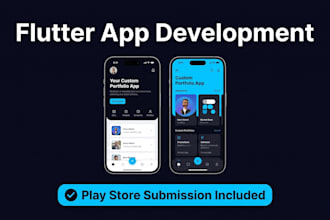 do flutter app development for startups with play store submission
