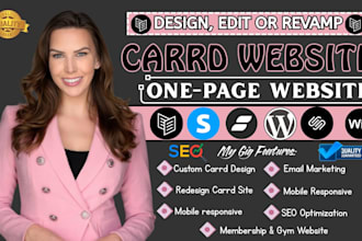do carrd website,carrd one page website,carrd membership,gym website,basic SEO