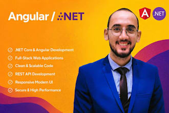 develop dot net core and angular applications