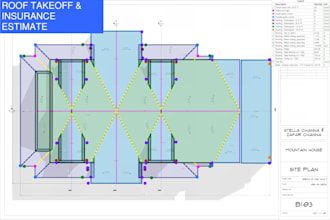 do accurate roofing material takeoff and insurance claim estimate