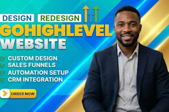 build ghl landing page, ghl website design, ghl funnel, crm automation expert