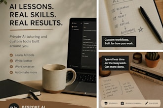 provide custom ai lessons and consultation