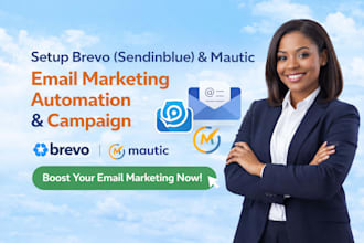 setup brevo sendinblue mautic  email marketing automation and campaign
