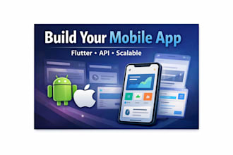 build a flutter app for android ios with API integration