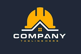 create wonderful and excellent construction logo design