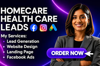 home care websites elderly care websites home care leads senior care leads logo