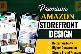 do a premium amazon storefront design or design amazon brand store