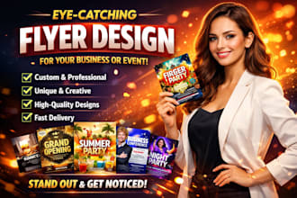 create editable canva flyer design you can reuse