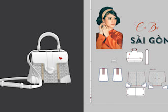make luxurious 3d bag cap socks hand gloves and 3d accessories