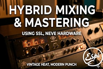 provide professional analog mixing for a special intro price