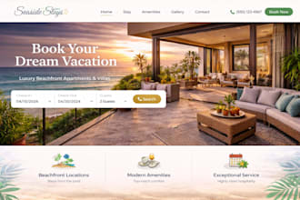 design wix hotel booking website apartment booking website airbnb website