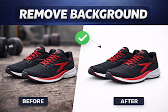 remove bg and add white bg for ecommerce product photos
