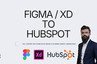 be your expert hubspot developer for figma or xd to cms conversion